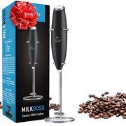 Milk Frother with Stand - Black